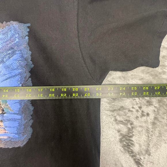 Vintage 80’s Black Cape Cod Artistic Print Single Stitch Graphic T-shirt XL - Picture 5 of 6